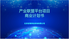 产业联盟平台项目商业计划书